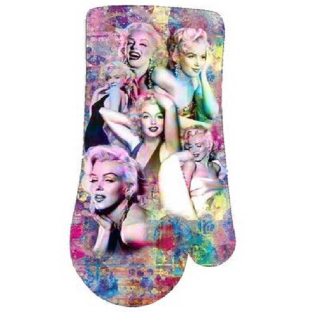 Pink New Marilyn Monroe Oven Mitt & Potholder Set Gift Kitchen Photos Sexy Pics - Picture 3 of 4